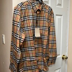Burberry shirt new with tag
